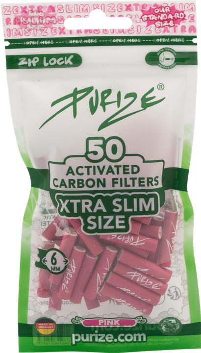 Produktbild Purize Aktivkohlefilter Xtra-Slim 50stk