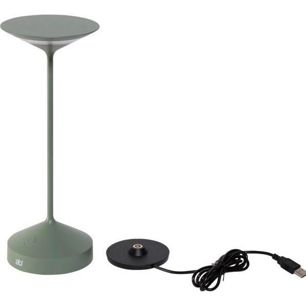 Thumbnail - Ab+, Tischlampe, by Abert Tempo tragbare Tischleuchte salbei (200 lm)
