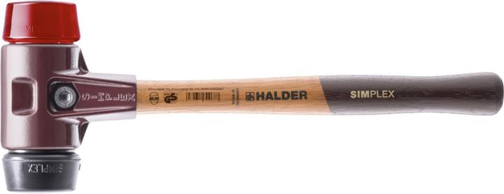 Actual product image Halder SIMPLEX soft-face hammer 50 RUBBER/PLASTICS TE SIMPLE (1130 g)