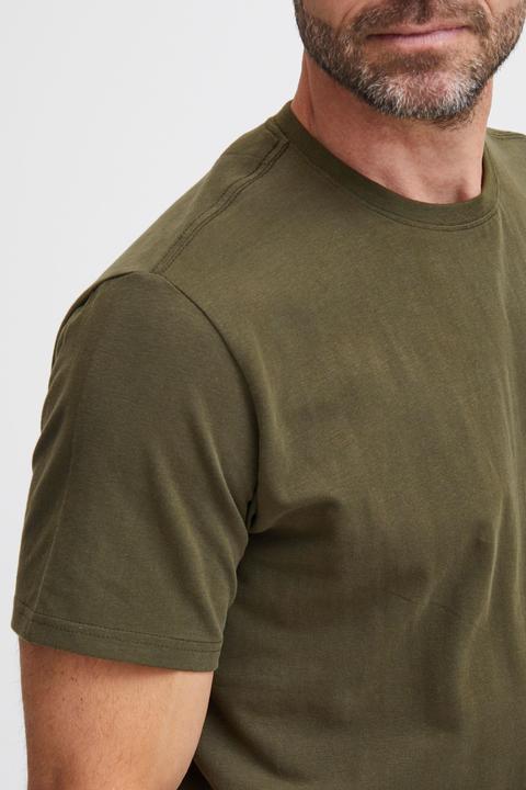 Produktbild FQ1924 FQTom SS basic tee w logo - T-shirt - 21900414 (XL)