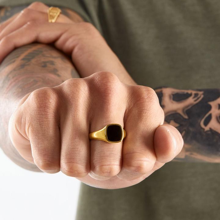 Immagine prodotto Thomas Sabo Anello classico in oro nero (50, 925 Argento)