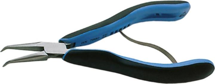 Actual product image Lindstrom R) bent snipe nose plier,60deg (155.50 mm)