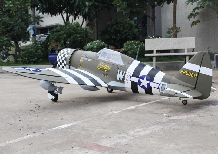 Produktbild Seagull Models SG-Models ) P-47G Thunderbolt "Snafu 63" 20cc mit elektrischem 84° Einzie (Warbird)
