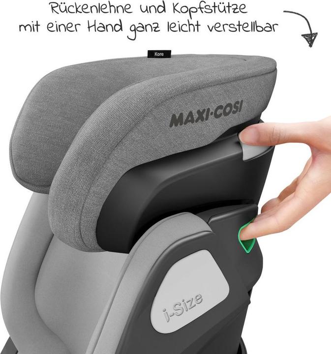 Produktbild Maxi-Cosi Kore Authentic Grey (Kindersitz, ECE R129/i-Size Norm)