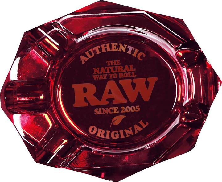 Produktbild RAW Riby Red Glass Ashtray