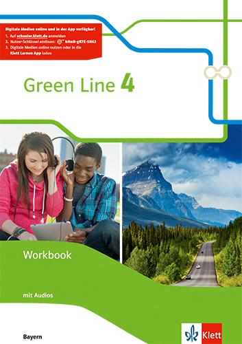 Actual product image Green Line 4. Ausgabe Bayern (German, Ernst Klett Publishers, 2020)