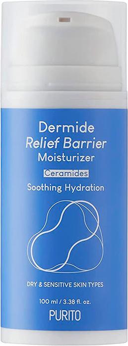 Purito Dermide Relief Barrier Moisturizer Moisturizing And Regenerating Face And Body Cream 100Ml (Body cream, 100 ml)