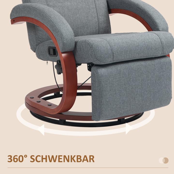 Actual product image Homcom Relaxsessel Polyester Grau