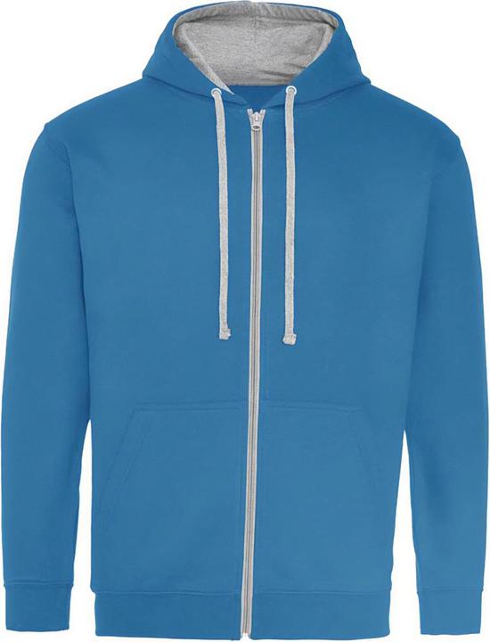Heather grey, Sapphire blue