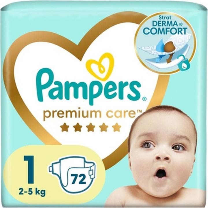 Produktbild Pampers Premium Care (Gr. 1, Halbmonatsbox, 72 Stk.)