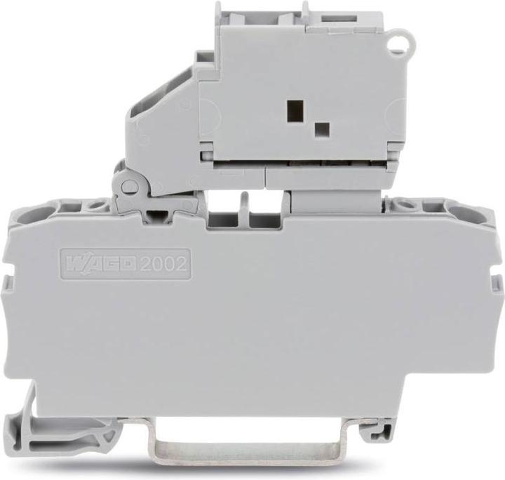 Image du produit Wago Bornier fusibles déconnexion 2,5mm2 gris (Bornier)