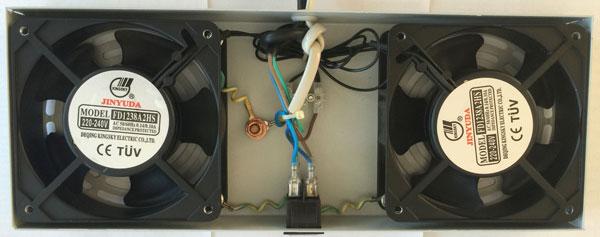 Produktbild Allnet 48,30cm (19")Wandgehäuse, zbh. Lüftereinheit, Lichtgrau, für SM