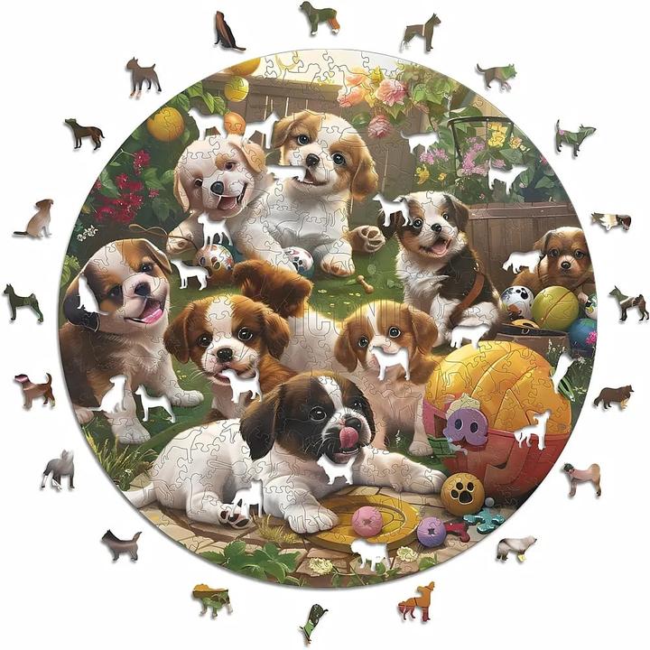 Produktbild Iconic Hunde im Garten (200 Teile)