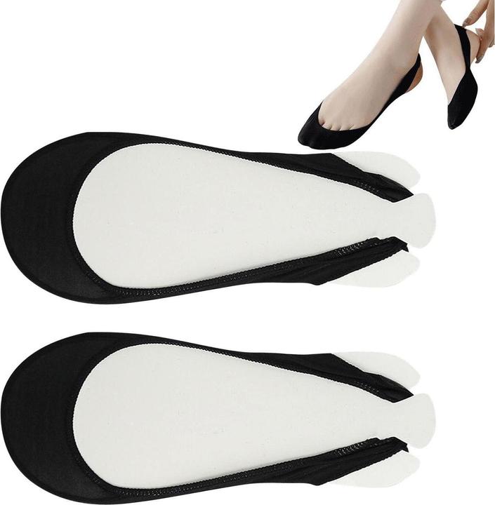 Actual product image JTI Invisible socks for low shoes - Black - 3 pairs (pack of 3, 36 - 41)