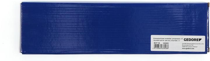 Actual product image Gedore Single open-end spanner 60 P 12 adjustable 12" (36 mm)