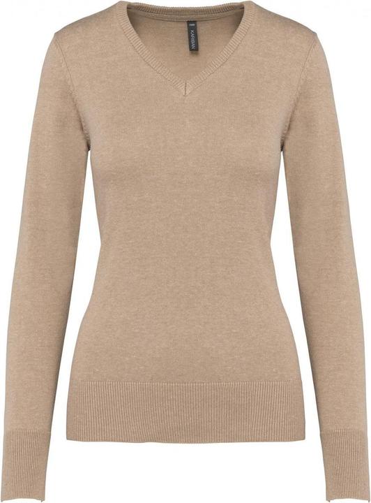Produktbild Kariban Pullover mit V-Ausschnitt Damen (S)