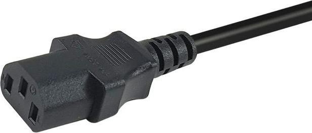 Produktbild equip Netzkabel Anschl. -> C13 180°gew. sw (3 m)