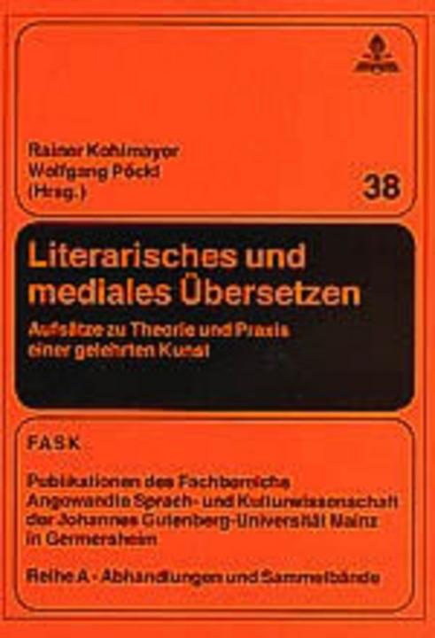 Produktbild Literarisches und mediales Übersetzen (Deutsch, 2003)