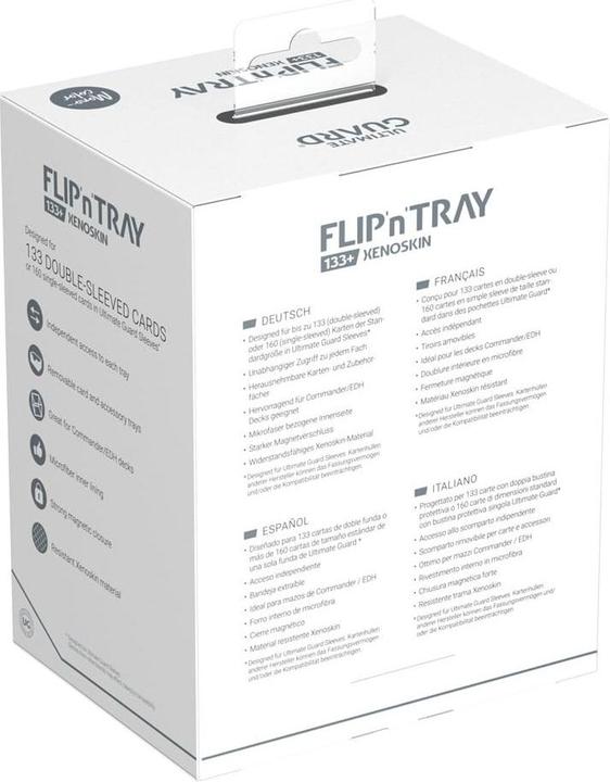 Actual product image Ultimate Guard Flip'n'Tray 133+ XenoSkin Gris