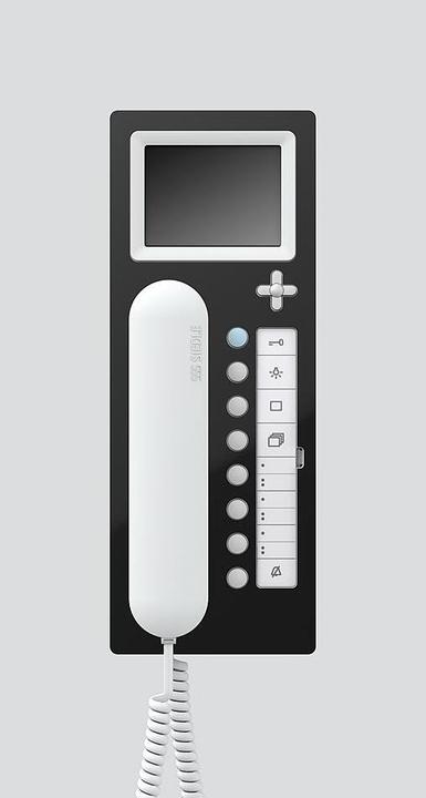 Actual product image Siedle SIE AHT 870-0 SH/W Access In-house telephone bw high gloss ws (Wi-Fi)