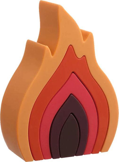 Produktbild Activity Board 1Set weiche Bauklötze Silikon Stapeln Baby Spielzeug Runde Form Konstruktion Spielzeug