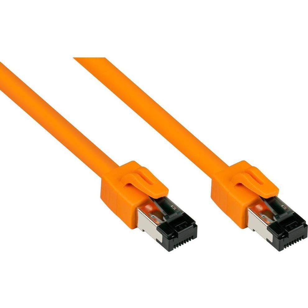 Good Connections Alcasa 8080-030O Netzwerkkabel 3 m Cat8.1 S/FTP (S-STP) Orange (S/FTP, CAT8.1, 3 m), Netzwerkkabel