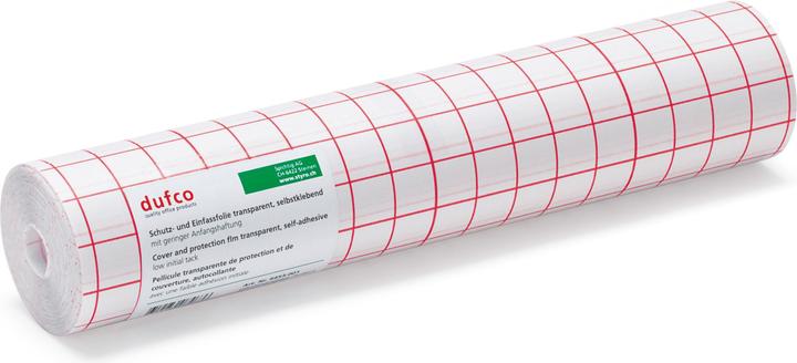 Image du produit Dufco Film de protection et de bordure transparent brillant, auto-adhésif (25 m x 40 cm)