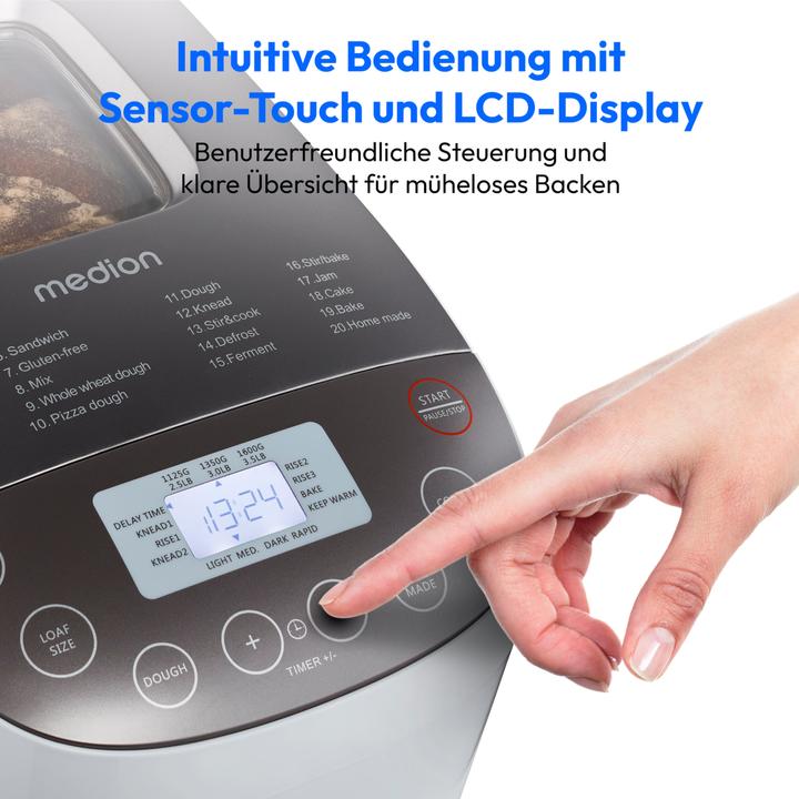 Actual product image Medion LIFE® Bread maker MD 12040