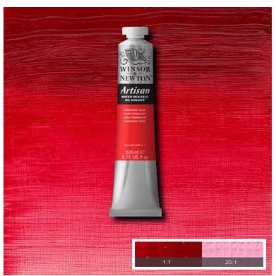Winsor & Newton, Colore + Vernice per fai da te, Artisan water mix oil 200ml permanent rose 502 (200 ml)