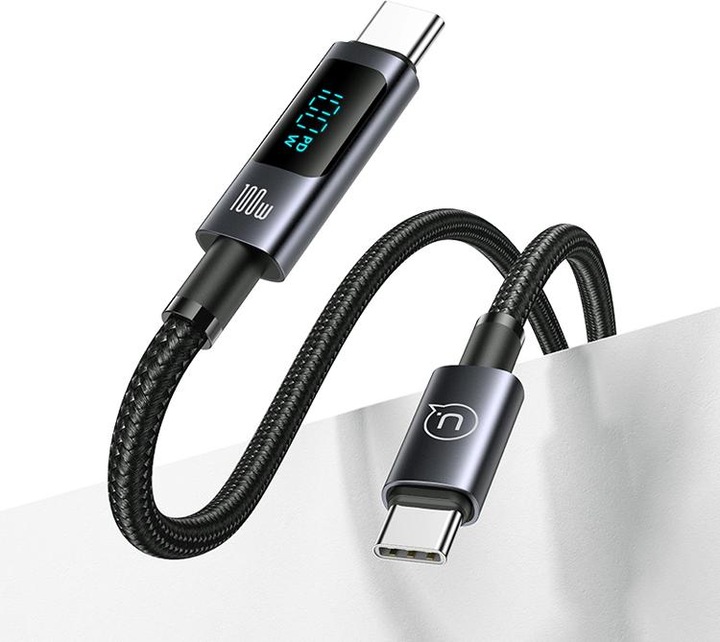 Produktbild EKO 100W Ladekabel Typ-C auf Lightning Modell Display SF mit LED-Bildschirm 1.2m (1.20 m, USB 3.2 Gen 1)