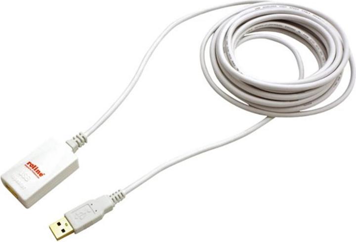 Image du produit Roline Extension USB 2.0 (5 m, USB 2.0)