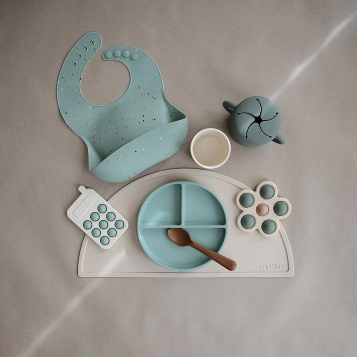 Actual product image Mushie Flower print toy (10 Months)