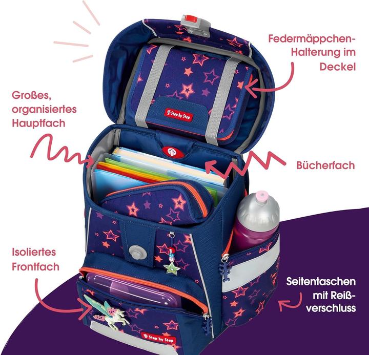 Actual product image Step by Step satchel set SPACE SHINE "Pegasus Night Nuala" 5 pieces (20 l)