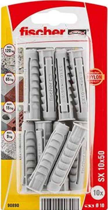Produktbild Fischer 90873 Unidübel UX 8X50 S NV (10 Stk.)