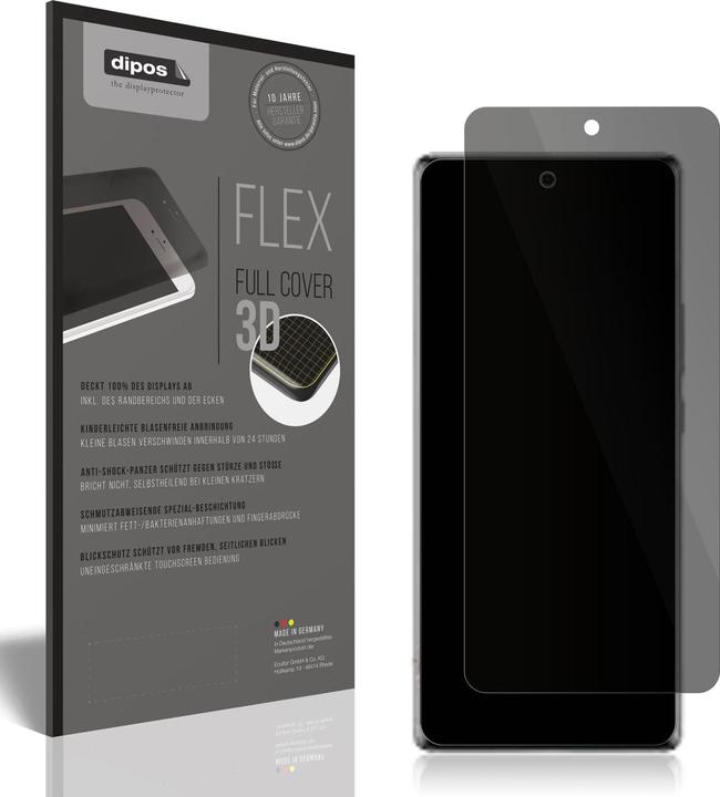 Actual product image Dipos Privacy Screen Protector Full Cover (1 pcs., Tecno Spark 20 Pro)