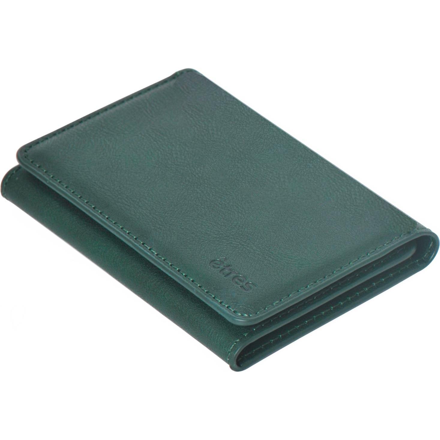 Thumbnail - Techmade, Herren, Portemonnaie, ETRES Magnetische Leder Geldbörse ohne Tasche für Smartphones, Grün