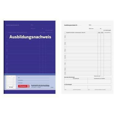 Brunnen Berichtsheft Ausbildungsnachweis täglich DIN A4 80g/m² 28 Bl. (28 x) (104257001)