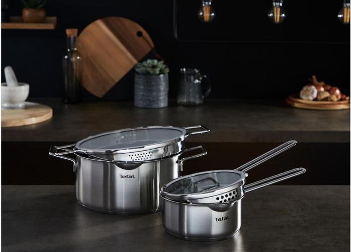 Actual product image Tefal Saucepan Nordica 16 cm (16 cm, Pot, Stainless steel)