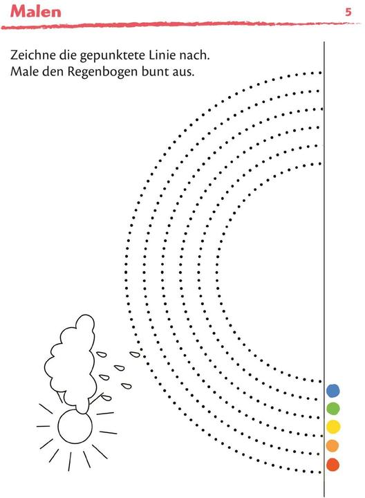 Immagine prodotto Rätseln für Kita-Kinder: Mein bunter Kindergarten-Block: Malen, suchen, zuordnen