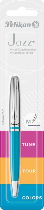 Produktbild Pelikan Kugelschreiber Jazz Classic Medium (M), Petrol (Silber, Blau, 1 x)