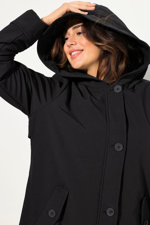 Image du produit Ulla Popken Veste Softshell HYPRAR à capuche, déperlante (46, 48)