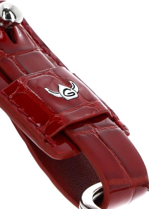 Actual product image Golden Head Cayenne key fob leather 13 cm