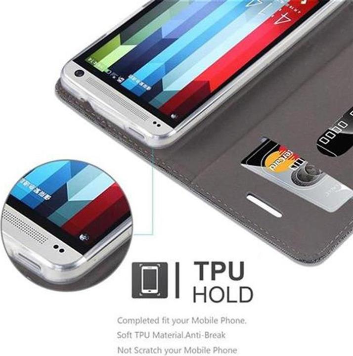 Productafbeelding Cadorabo Boek Jeans Optiek Cover (HTC Een M7)