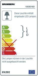 Energie-Label Brumberg LED-Wandleuchte (620 lm)