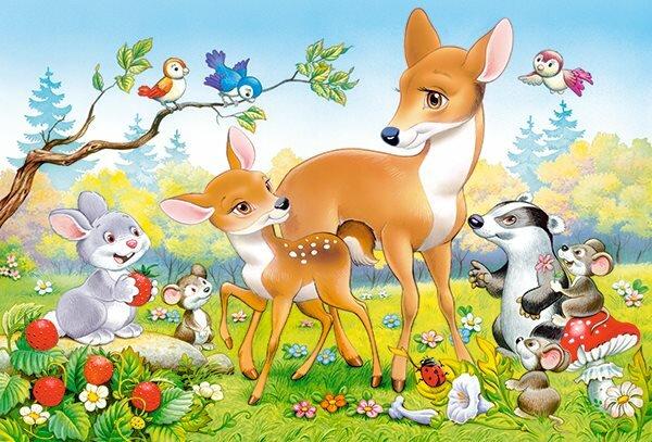 Actual product image Castorland Little Deer Puzzle 40 pieces (40 pieces)