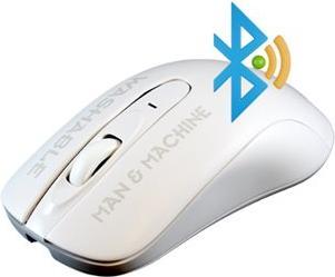 Actual product image Man & Machine Europe MAN&MACHINE Mouse C washable wirel. white,1000dpi,USB,2keys,EN (Wireless)