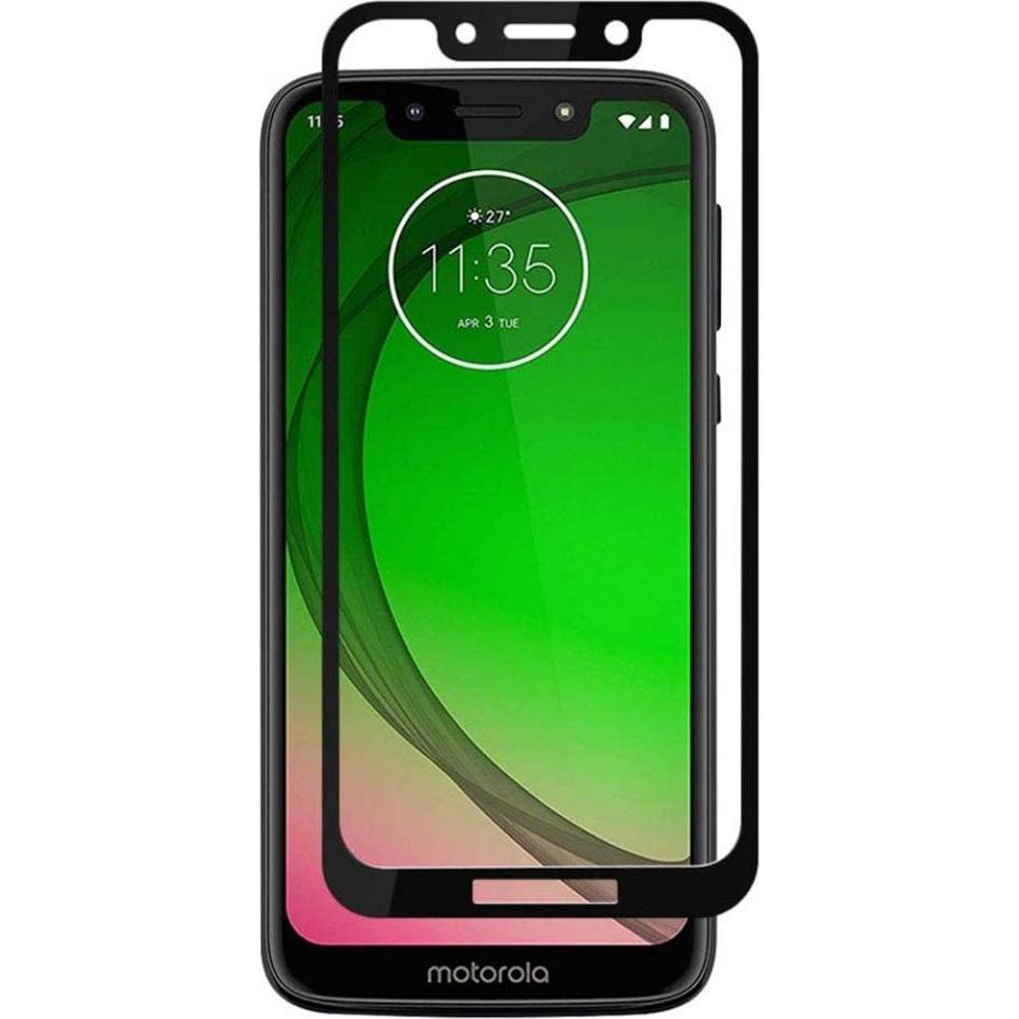 Screenguard Motorola Moto G7 Play Full Screen Panzerglas Schutzfolie 2.5D 9H (1 Stück, Motorola Moto G7 Play), Smartphon...