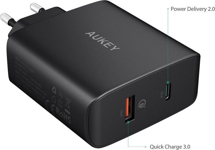 Actual product image Aukey PA-Y11 Wall Charger (48 W)