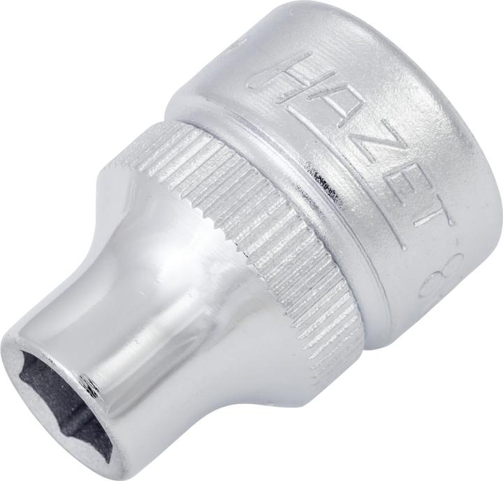 Actual product image HAZET Socket ∙ 12-point 880A-1/4 ∙ Square, hollow 10 mm (3/8 inch) ∙ Outside 12-point traction prof… (1/4")