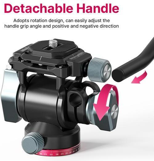 Image du produit Ulanzi Tête de trépied U-190 Mini Fluid (Tête panoramique)